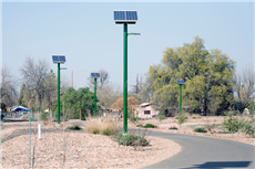 Glass solar panels for solar street lights